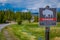 YELLOWSTONE, MONTANA, USA MAY 24, 2018: Outdoor view of informative sign of danger, do not approach to wildlife, written