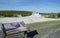 YELLOWSTONE NATIONAL PARK, WYOMING - JUNE 8, 2017: Tortoise Shell Spring & Castle Geyser of the Castle Group in Upper Geyser Basin