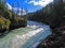 Yellowstone River in summer of 2005 just above Yellowstone Falls