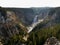 Yellowstone waterfall. Wyoming, USA