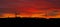 Yelvertoft Wind Farm Silhouetted at Sunset