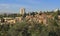 Yemin Moshe neighborhood and Montefiore Windmill in Jerusalem, Israel