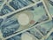 Yen. Currency of Japan. 1000 Japenese Yen background. Macro photo