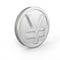 Yen icon silver coin color 3D currency symbols