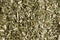 Yerba mate closeup texture, dried chopped leaves