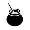 Yerba mate icon, Vector illustration