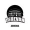 Yerevan, Armenia, black and white logo