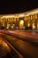 Yerevan republic square at night