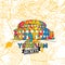 Yerevan Travel Secrets Art Map