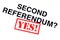 Yes to a Second Referendum