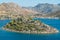Yesil Adasi island off the coast of Bozburun village near Marmaris resort town in Turkey