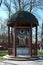 YEYSK, RUSSIA-APRIL 27, 2017: chapel on the territory of the temple of Archangel Michael