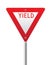 Yield sign