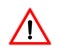 Yield Triangle Sign - Road traffic coordination symbol. Road sign warning attention with an exclamation mark. Vector illustration.