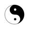 Yin and yang, ancient symbol of Chinese philosophy, meaning harmony, dual nature