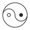 Yin-yang icon