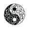 Yin Yang pattern symbol