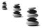 Yin Yang Pebble Stacks