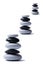 Yin Yang Pebble Stacks