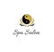 Yin yang spa salon logo