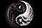 yin yang symbol. infinity life illustration. Generative AI