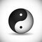 Yin and yang - symbol of the unity and harmony in traditional Ch