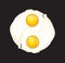 Ying yang eggs