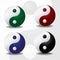 Ying yang symbols