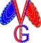 Ymg letters logo