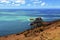 Ynys y Ddinas across Pwll Deri Pembrokeshire Coastline