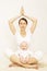 Yoga Baby and Mother, Sport Exercise for Child Mom, Family