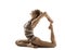 Yoga Backbend Gymnastics, Woman Flexible Body Fitness Exercise