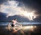 Yoga on the beach