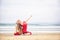 Yoga on the beach