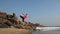 Yoga on the beach