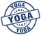 yoga blue stamp