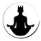 Yoga elf serenity meditate fantasy symbol