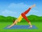 Yoga Exercise Outdoor