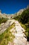 Yoga exercising in Tatry mountains