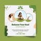 Yoga or fitness program Social media post square template