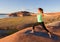 Yoga Girl Lake Powell