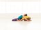 Yoga gym vibrant color