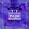 Yoga illustration. Name of yoga studio on a watercolors background. EPS,JPG.