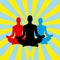 Yoga meditation background