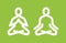 Yoga meditation icon