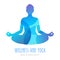 Yoga And Meditation Symbol - Icon