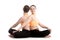 Yoga with partner, Easy (Decent, Pleasant Pose), Sukhasana