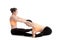 Yoga with partner, Wide-Angle Seated Forward Bend Pose