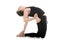 Yoga pose ushtrasana variation