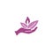 Yoga related icon on background for graphic and web design. Creative illustration concept symbol for web or mobile app.